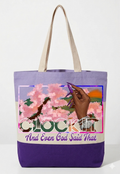 LAVENDER TOTE (CLOCK IT)
