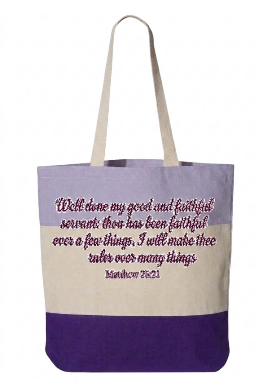 LAVENDER TOTE (CLOCK IT)
