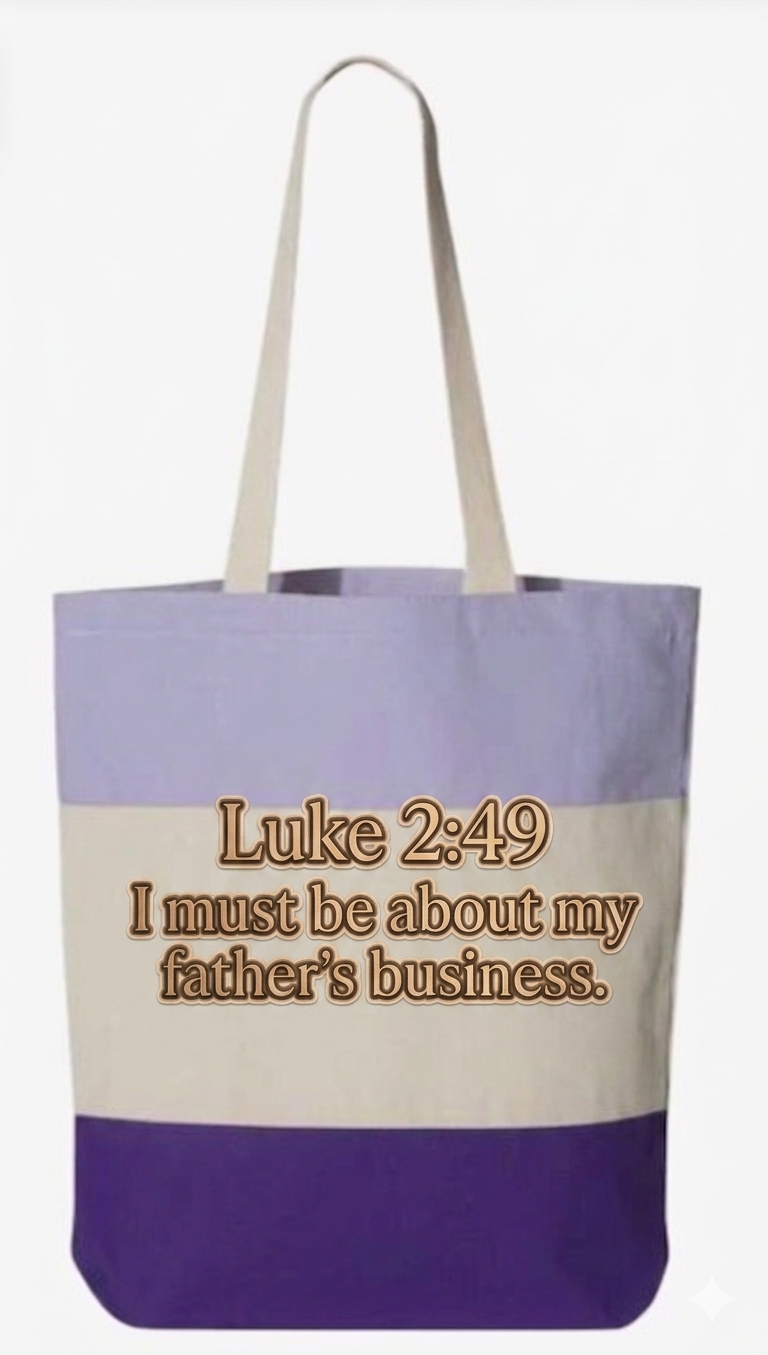 LAVENDER TOTE (STAND ON BUSINESS)