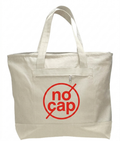 LARGE ZIPPER TOTE (NO CAP)