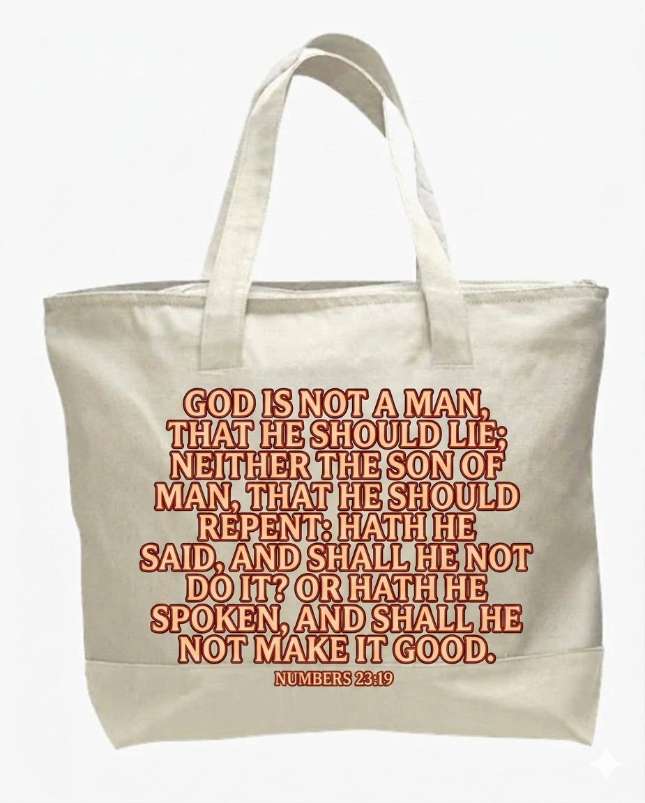 LARGE ZIPPER TOTE (NO CAP)
